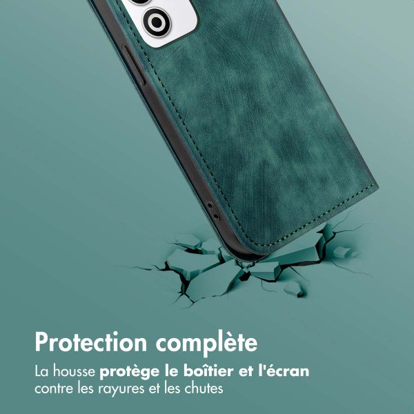 imoshion Étui de téléphone portefeuille Slim Oppo A5 5G (2025) - Vert