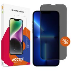 Accezz Protection d'écran en verre trempé Privacy Apple iPhone 13 Pro Max / 14 Plus