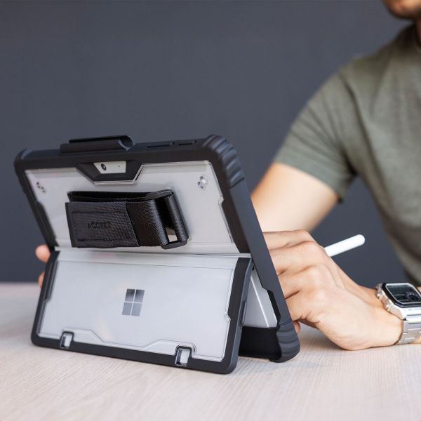 Accezz Coque Rugged avec support Microsoft Surface Pro 12 - Noir