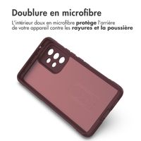 imoshion Coque arrière EasyGrip Samsung Galaxy A53 - Aubergine