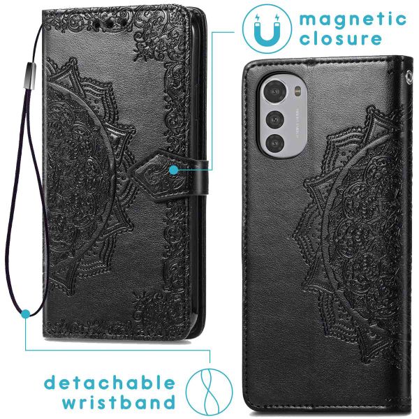 imoshion Etui de télephone Mandala Motorola Moto E32 / E32s - Noir