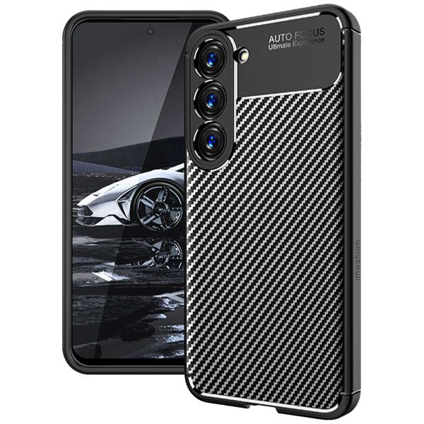 imoshion Coque silicone Carbon Samsung Galaxy S23 - Noir