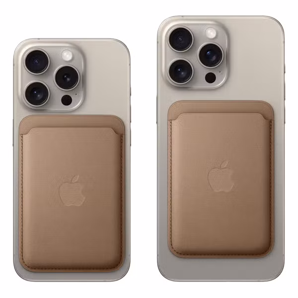 Apple FineWoven Wallet MagSafe avec fonction 'Find-My' - Taupe