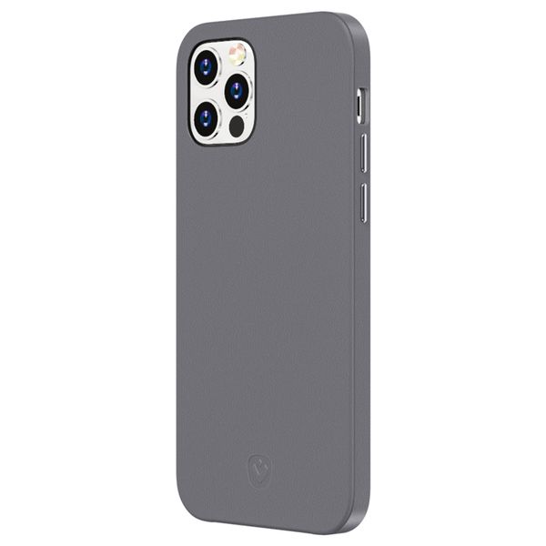 Valenta Coque en cuir Luxe iPhone 12 (Pro) - Gris