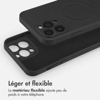 imoshion Coque Couleur avec MagSafe Apple iPhone 13 Pro Max - Noir
