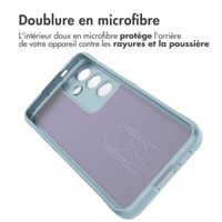 imoshion Coque arrière EasyGrip Samsung Galaxy S24 Plus - Bleu clair