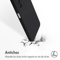 Accezz Coque Liquid Silicone Samsung Galaxy A26 - Noir