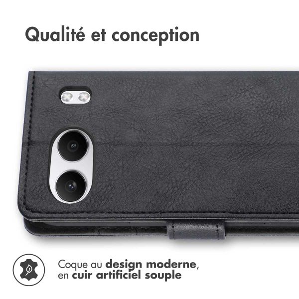 imoshion Étui de télephone portefeuille OnePlus Nord 4 - Noir