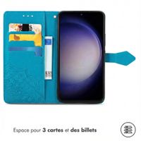 imoshion Etui de télephone Mandala Samsung Galaxy S23 FE - Turquoise