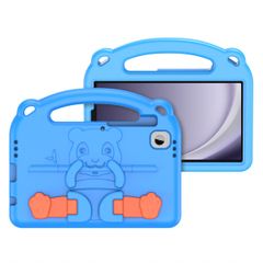 Dux Ducis Coque Panda kidsproof avec support Samsung Galaxy Tab A11 Plus / A9 Plus - Bleu