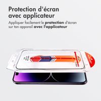 Accezz Protecteur d’écran en verre trempé + Applicateur Apple iPhone 14 Pro