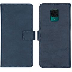 imoshion Étui de télephone portefeuille de luxe Xiaomi Redmi Note 9 Pro / 9S - Bleu foncé