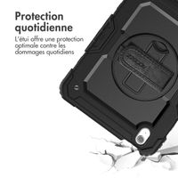 Accezz Coque arrière robuste avec bandoulière iPad Air 11 pouces (2024) M2 - Noir