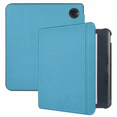 imoshion Étui de liseuse portefeuille Slim Hard Kobo Libra Colour - Bleu clair
