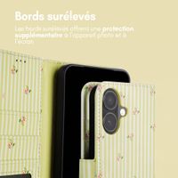 imoshion Étui de télephone portefeuille Design Apple iPhone 17 - Garden Stripes