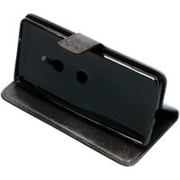 imoshion Etui de téléphone Fleurs de Trèfle Sony Xperia XZ3 - Noir