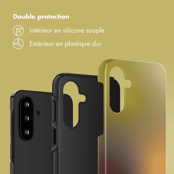 Selencia Coque arrière Vivid Samsung Galaxy A17 - Gradient Olive Dust