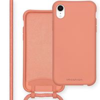 imoshion Coque de couleur avec cordon amovible iPhone Xr - Peach