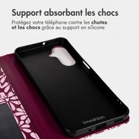 imoshion Étui de télephone portefeuille Design Samsung Galaxy A26 - Bloom Love Blush