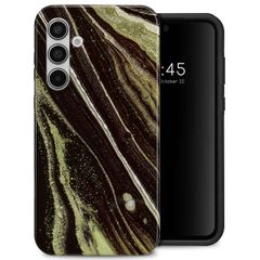 Selencia Coque arrière Vivid Samsung Galaxy A55 - Chic Marble