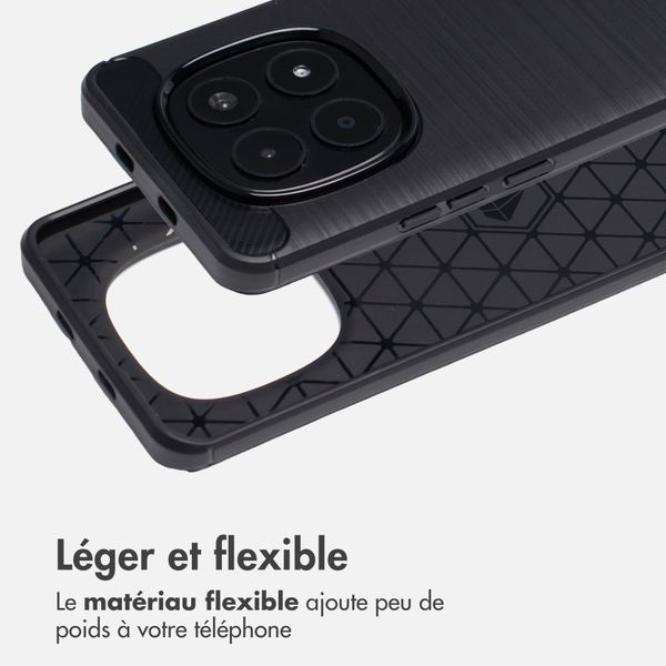 imoshion Coque Brushed Xiaomi Redmi Note 15 (5G) - Noir