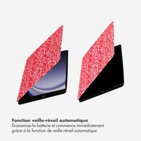 Selencia Coque tablette Vivid Samsung Galaxy Tab A9 Plus - Wild Spots Lipstick