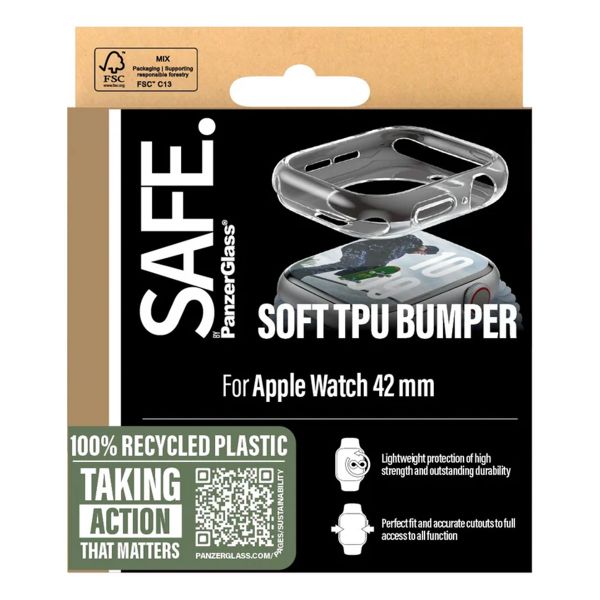 PanzerGlass Bumper Apple Watch Series 10 / 11 - 42 mm - Transparent