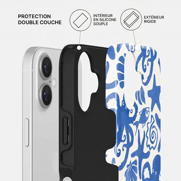 Burga Coque Tough MagSafe Apple iPhone 16 - Nera
