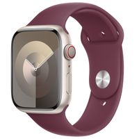 Apple Sport Band Apple Watch Series 1 á 10 / SE / Ultra (2) (44/45/46/49 mm) - Taille S/M - Mulberry