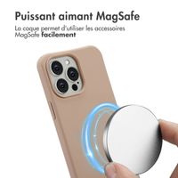 imoshion Coque arrière Color avec cordon amovible et MagSafe Apple iPhone 14 Pro Max - Nude