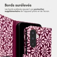 imoshion Étui de télephone portefeuille Design Samsung Galaxy A26 - Bloom Love Blush