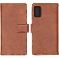 imoshion Étui de télephone portefeuille de luxe Samsung Galaxy A41 - Marron