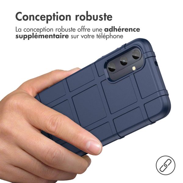 imoshion Coque Arrière Rugged Shield pour Samsung Galaxy A05s - Bleu foncé