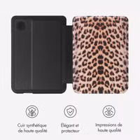 Selencia Étui de liseuse portefeuille Vivid Kobo Clara Colour / Clara BW - Wild Leo