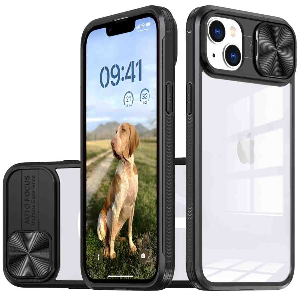 imoshion Coque arrière Camslider Apple iPhone 14 - Noir