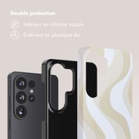 Selencia Coque arrière Vivid Samsung Galaxy S26 Ultra - Desert Waves Beige