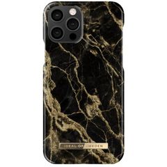 iDeal of Sweden Coque Fashion Apple iPhone 12 (Pro) - Golden Smoke Marble