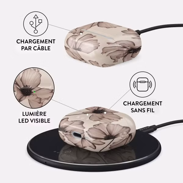 Burga L'étui rigide Apple AirPods 4 - Barely Yours