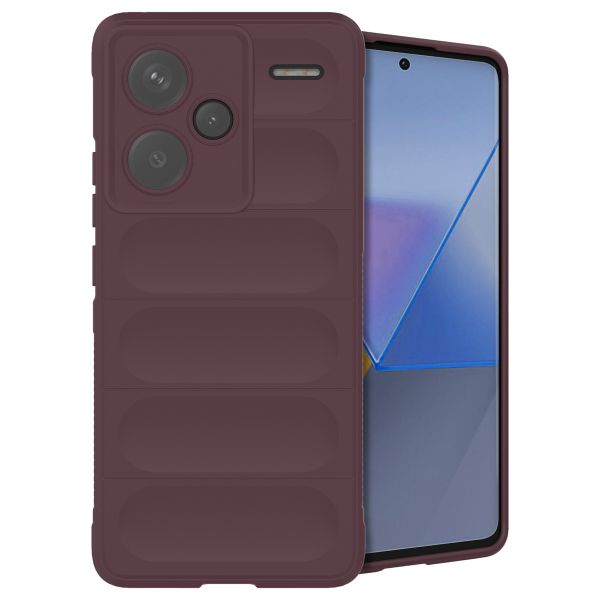 imoshion Coque arrière EasyGrip Xiaomi Redmi Note 13 Pro Plus (5G) - Aubergine