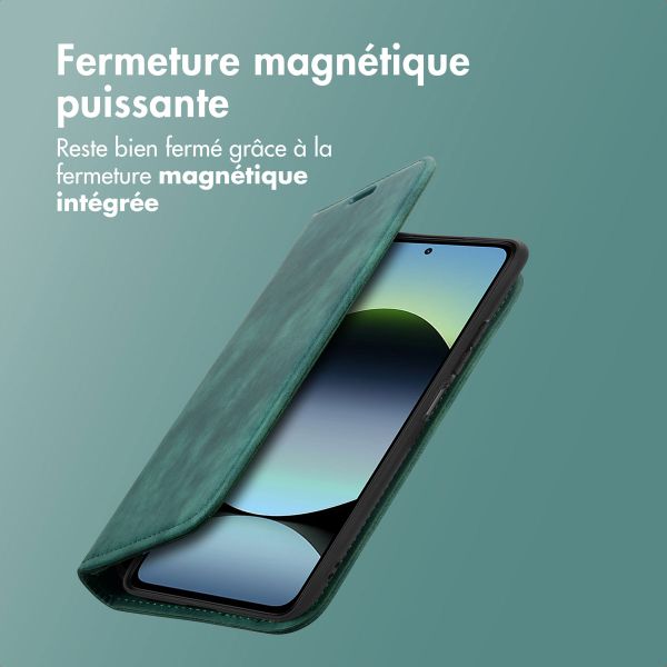imoshion Étui de téléphone portefeuille Slim Xiaomi Redmi Note 14 (5G) - Vert
