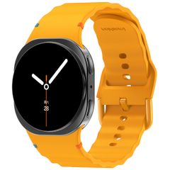 imoshion Bracelet Wave en silicone Samsung Galaxy Watch 8 (40/44mm) / Classic (46mm) - Jaune