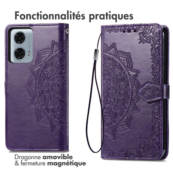 imoshion Etui de télephone Mandala Motorola Moto G24 Power - Violet
