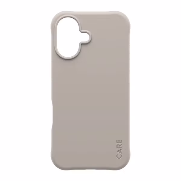 CARE by PanzerGlass Étui tendance Samba avec MagSafe Apple iPhone 17 - Vanilla Beige