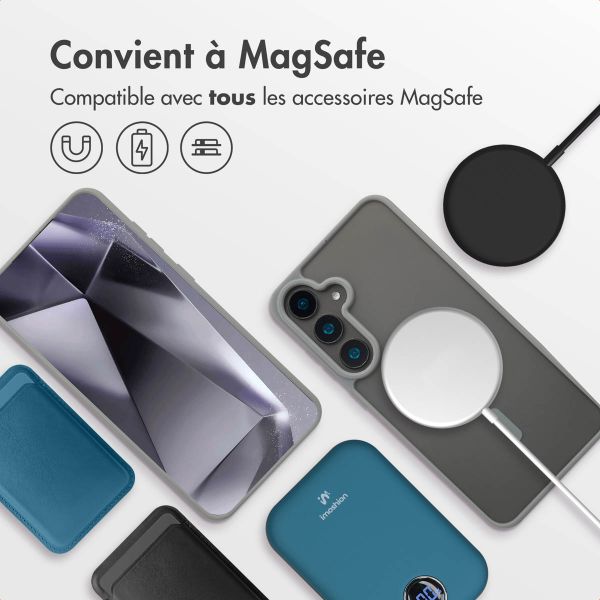 imoshion Coque Color Guard avec MagSafe Samsung Galaxy S24 Plus - Gris