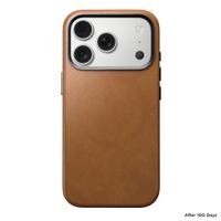 Nomad Coque arrière Traditional Leather avec MagSafe Apple iPhone 17 Pro - English Tan