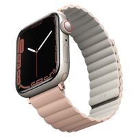 Uniq Bracelet double face Revix Apple Watch Series 1 á 10 / SE / Ultra (2) (44/45/46/49 mm) - Rose/Beige