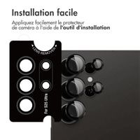 imoshion Lot de 2 protections d'objectif de caméra Samsung Galaxy S25 Ultra - Noir