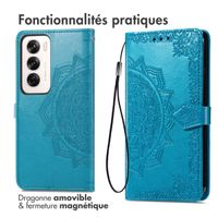 imoshion Etui de télephone Mandala Oppo Reno 12 Pro - Turquoise