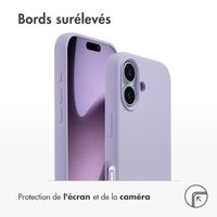 Accezz Coque Liquid Silicone avec MagSafe Apple iPhone 17 - Violet