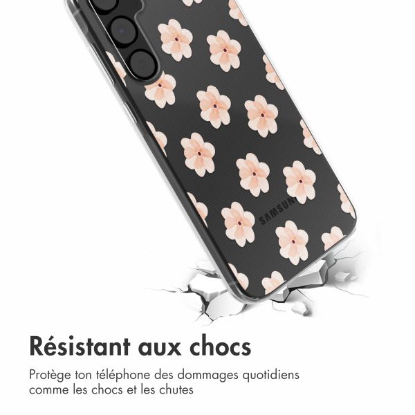 imoshion Coque Design Samsung Galaxy A55 - Floral Peach